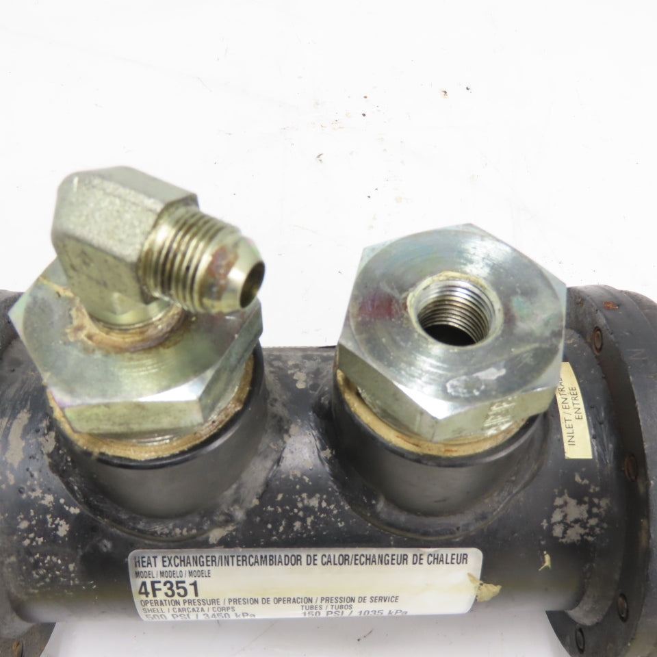 Thermal Transfer Products 4F351 Heat Exchanger 500PSI Shell 150PSI Tube