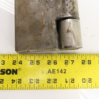 Super Heavy Duty Solid Steel 6" Open x 60" L Continuous Piano Hinge 1/4" Thick