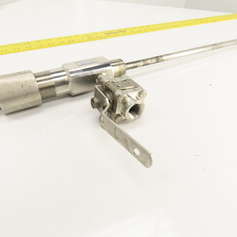 Lawton Heavy Duty Angle Worm Valve Bleeder Cleaner 60" Long