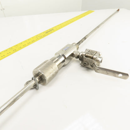 Lawton Heavy Duty Angle Worm Valve Bleeder Cleaner 60" Long