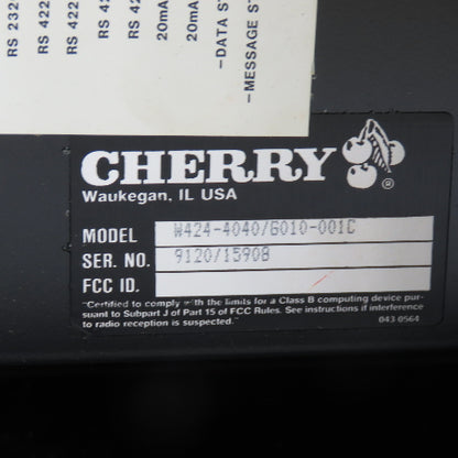 Cherry W424-4040/G010-001C Digital Display Module 120VAC