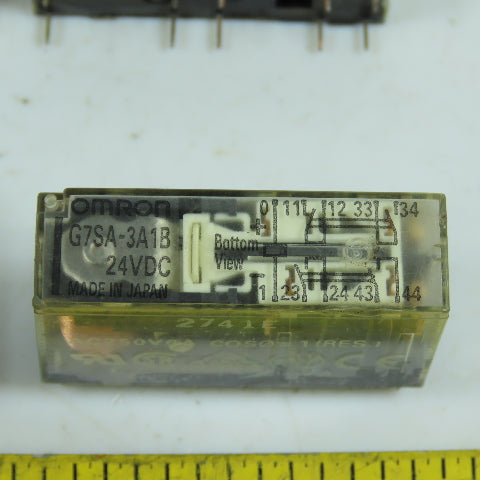 Omron G7SA-3A1B 24VDC Coil Relay 6A 250V Lot Of 5