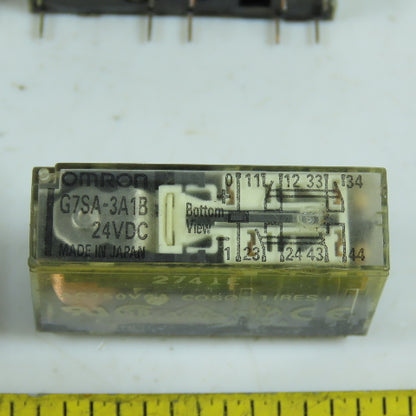 Omron G7SA-3A1B 24VDC Coil Relay 6A 250V Lot Of 5