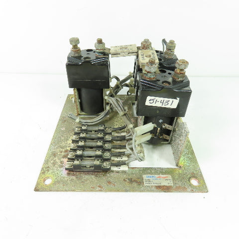 Curtis CP395-1 24V Forklift Stacker Contactor Control Panel W/Fuse Holder