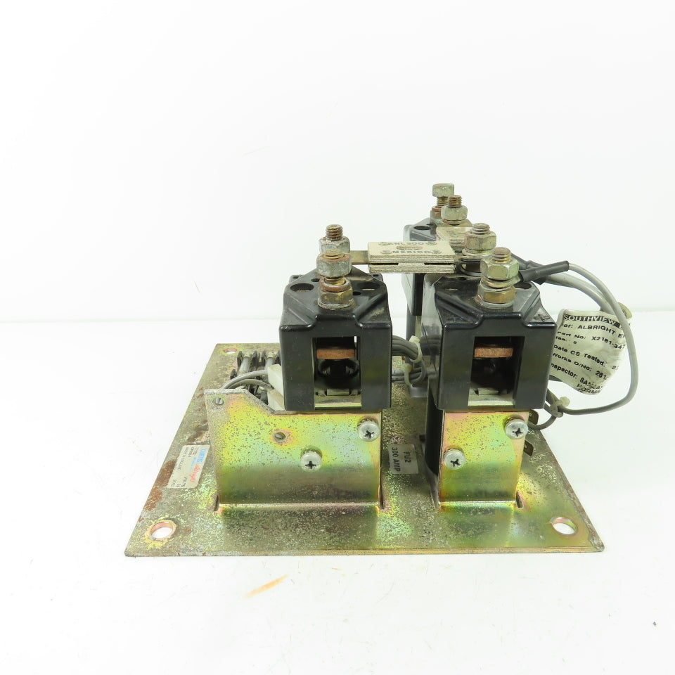 Curtis CP395-1 24V Forklift Stacker Contactor Control Panel W/Fuse Holder