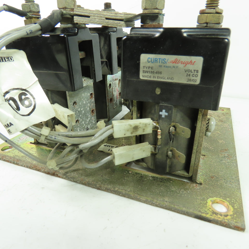 Curtis CP395-1 24V Forklift Stacker Contactor Control Panel W/Fuse Holder