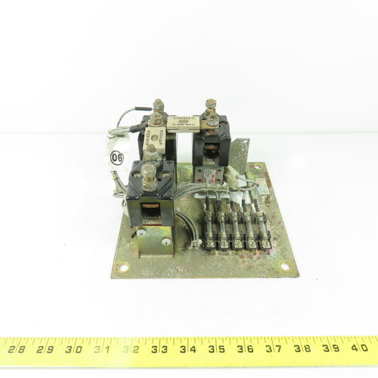 Curtis CP395-1 24V Forklift Stacker Contactor Control Panel W/Fuse Holder