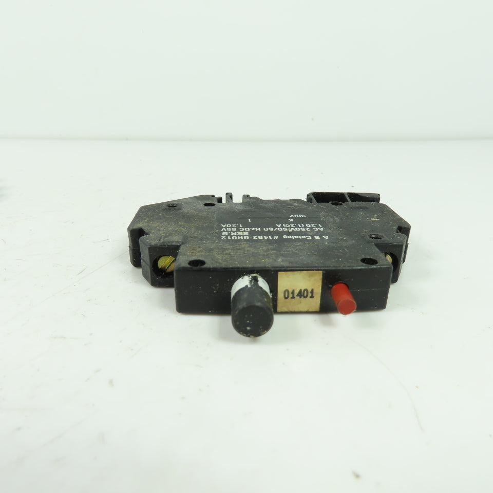 Allen Bradley 1492-GH012 Ser B 1.20A Circuit Breaker 250VAC 65VDC Lot Of 4