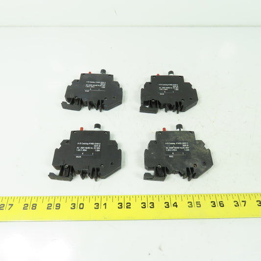 Allen Bradley 1492-GH012 Ser B 1.20A Circuit Breaker 250VAC 65VDC Lot Of 4