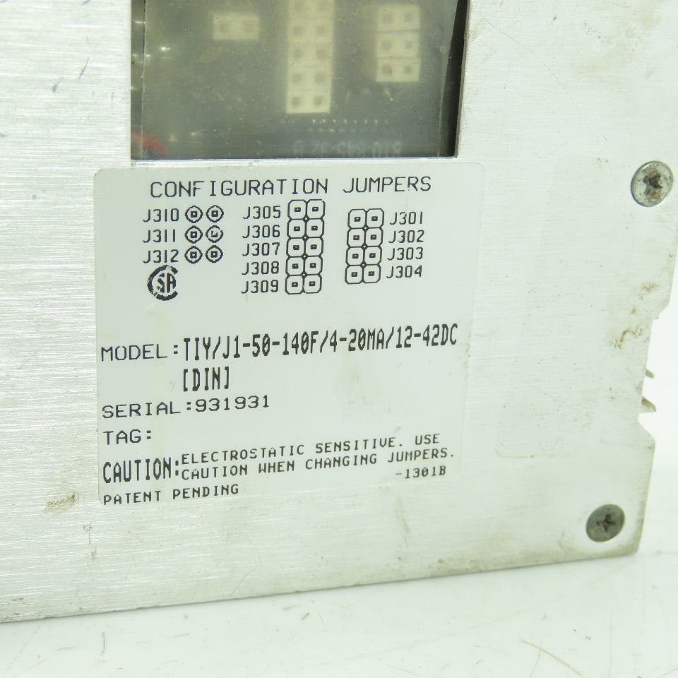 Moore TIY/J1-50-140F/4-20MA/12-42DC Programmable Thermocouple Transmitter