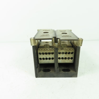 Ferraz Shawmut 66592 2/0-#14 x 10 Way #6-#14 2-Pole Power Distribution Block
