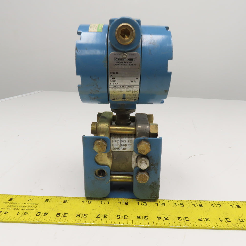 Rosemount 1151GP6E22B2 Pressure Transmitter 0-100PSI 45VDC