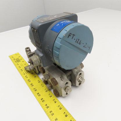 Foxboro 823DP-I3S1NH0-Y Electronic Transmitter & Manifold MWP 3000PSI 12.5-42VDC