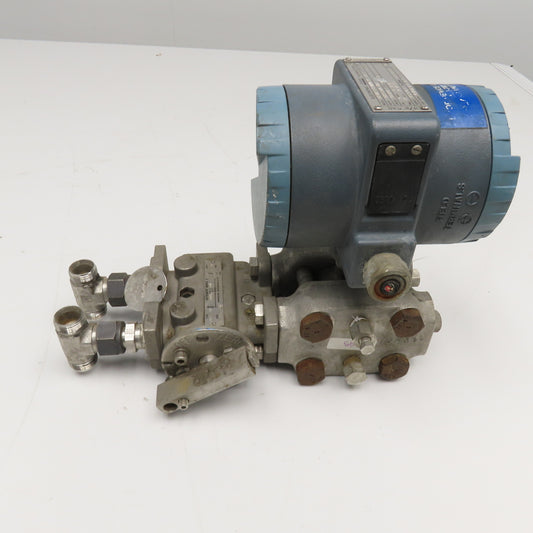 Foxboro 823DP-I3S1NH0-Y Electronic Transmitter & Manifold MWP 3000PSI 12.5-42VDC