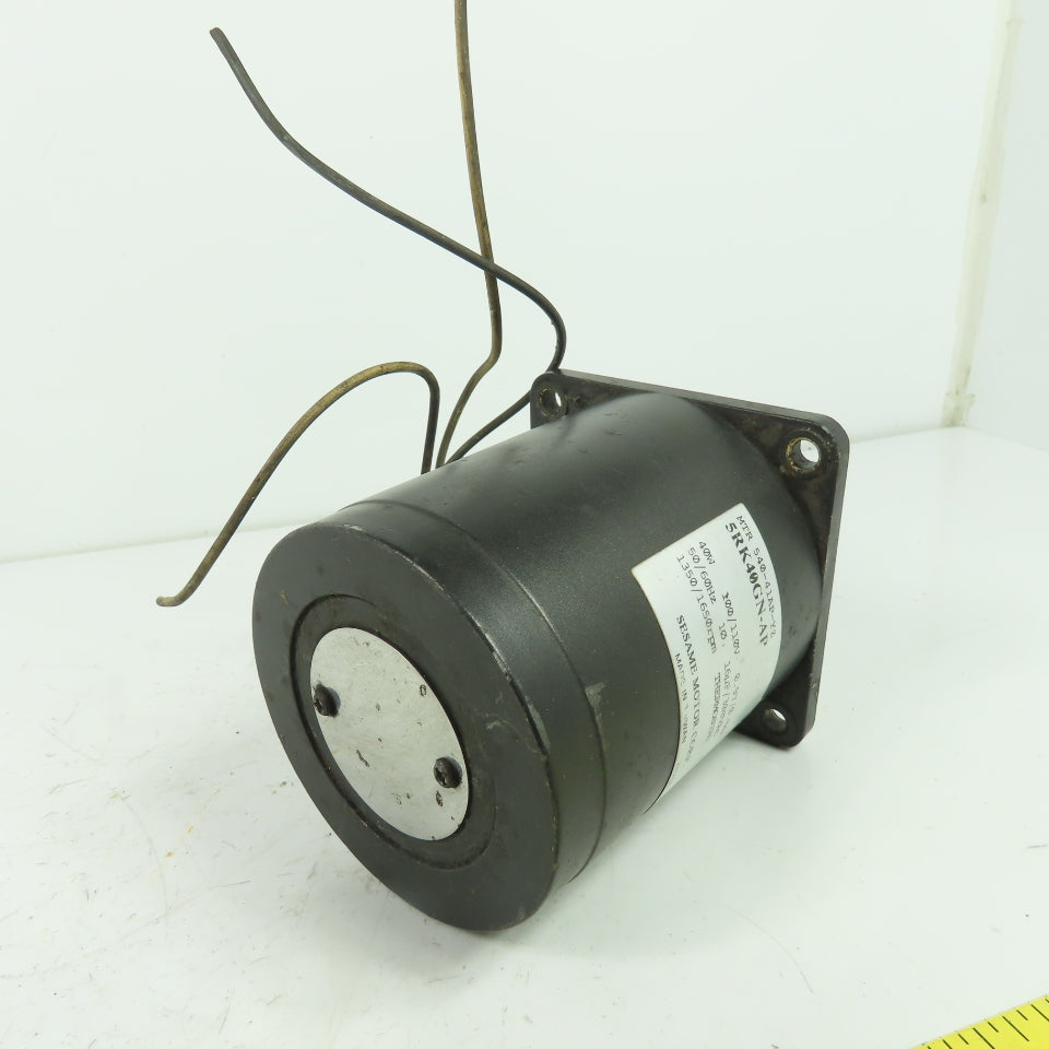 Sesame Motor Corp. 5RK40GN-AP Reversible Induction Motor 110/110V 40W 1650RPM