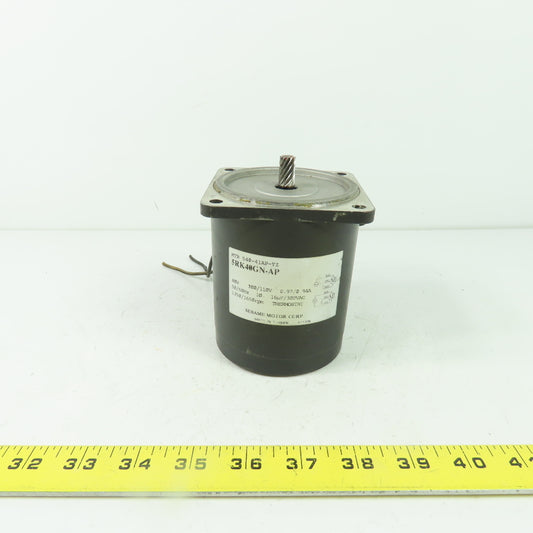 Sesame Motor Corp. 5RK40GN-AP Reversible Induction Motor 110/110V 40W 1650RPM