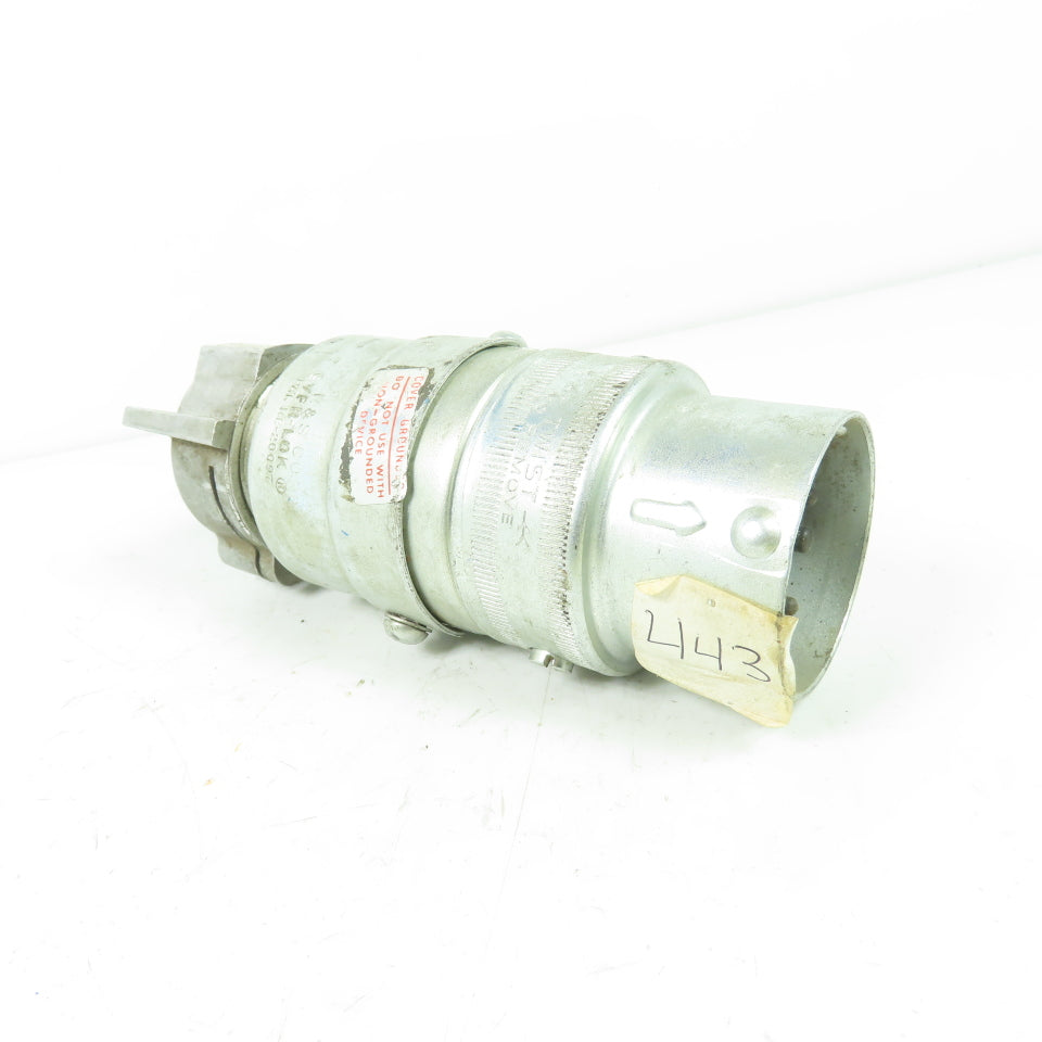 Russellstoll SKP9G Male Plug 600VAC 20A 250VDC
