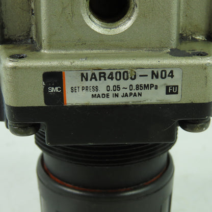 SMC NAR4000-N04 Pneumatic Regulator 0.05-0.85MPa