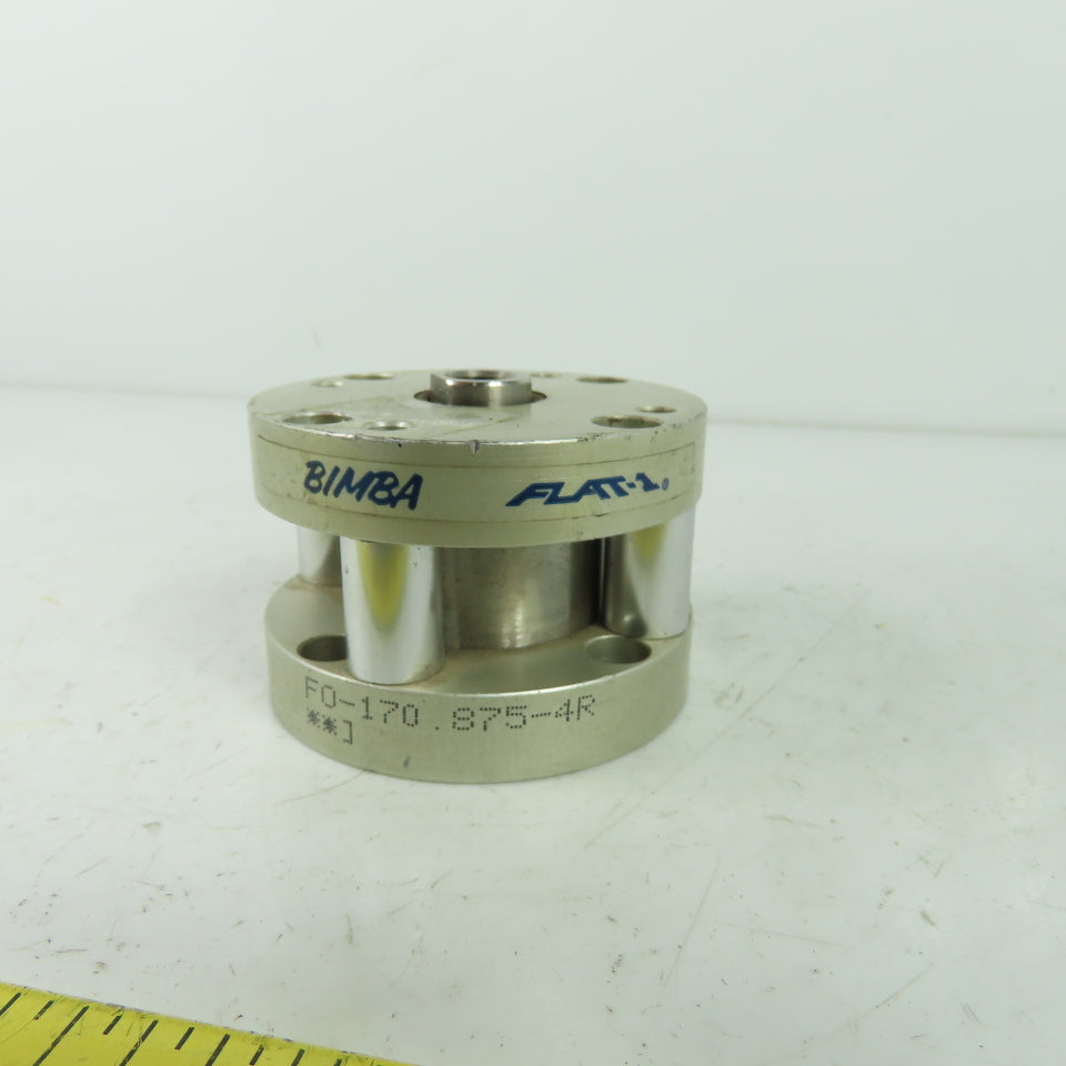 Bimba FO-170 875-4R Flat-1 Double Act Pneumatic Cylinder 7/8" Stroke 1-3/4" Bore