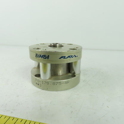Bimba FO-170 875-4R Flat-1 Double Act Pneumatic Cylinder 7/8" Stroke 1-3/4" Bore