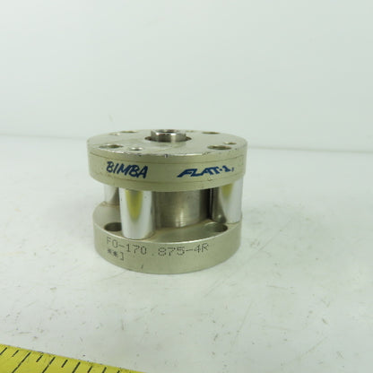 Bimba FO-170 875-4R Flat-1 Double Act Pneumatic Cylinder 7/8" Stroke 1-3/4" Bore