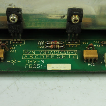 Kobelco Y37A12440-1 Power Supply Circuit Board DRV-3PB351-1036