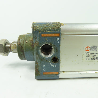 Metal Work 121A630160CN Double Acting Pneumatic Cylinder 63mm Bore 160mm Stroke