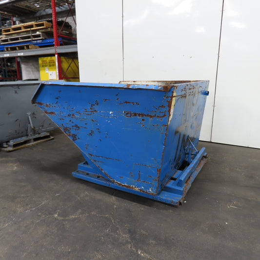 2-1/2 Cubic Yard Self Dumping Trash Scrap Hopper 70" X 70" X 46"