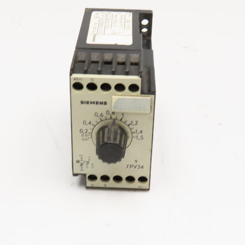 Siemens 7PV-3420-1TA 0.07-1.5s Timing Relay 250V AC/DC Max