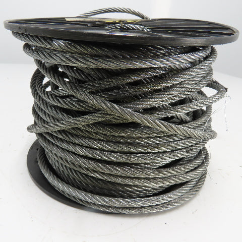 SLW 1/4" 400lb Galvanized Wire Rope Cable 100' L