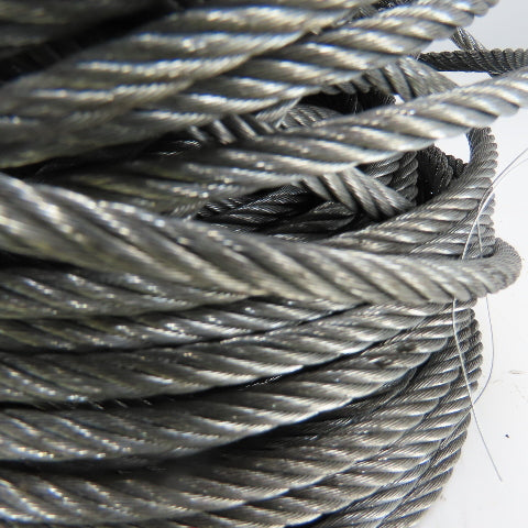 SLW 1/4" 400lb Galvanized Wire Rope Cable 100' L