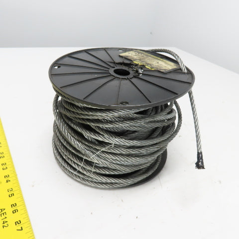 SLW 1/4" 400lb Galvanized Wire Rope Cable 100' L