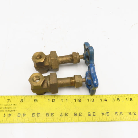 Nibco T-174-A 1/4" Bronze Gate Valve 600 WOG NOS Lot Of 2