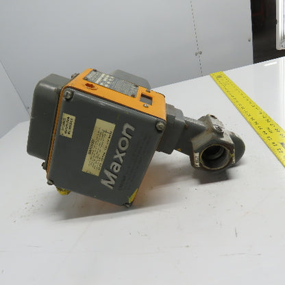 Maxon 5000 1 1-1/2" Pneumatic Gas Shut-Off Valve 70PSIG 120V