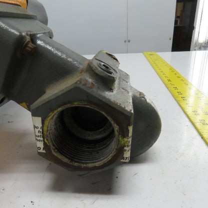 Maxon 5000 1 1-1/2" Pneumatic Gas Shut-Off Valve 70PSIG 120V