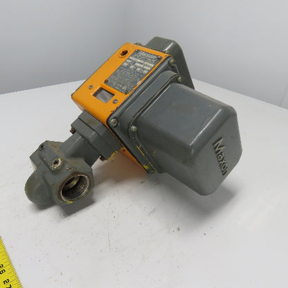 Maxon 5000 1 1-1/2" Pneumatic Gas Shut-Off Valve 70PSIG 120V