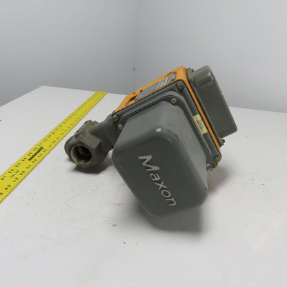 Maxon 5000 1 1-1/2" Pneumatic Gas Shut-Off Valve 70PSIG 120V