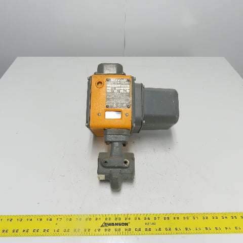 Maxon 5000 1 1-1/2" Pneumatic Gas Shut-Off Valve 70PSIG 120V