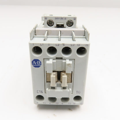 Allen Bradley 100-C16D*10 Contactor 600V 15Hp Max 24VDC Coil