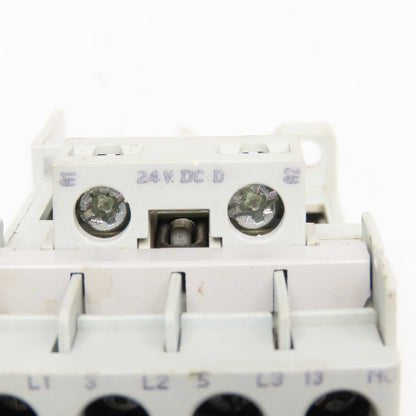 Allen Bradley 100-C16D*10 Contactor 600V 15Hp Max 24VDC Coil