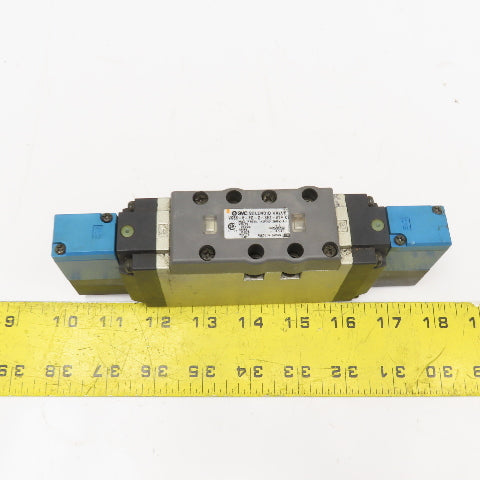 SMC VSS8-6-FG-D-3EZ-V1-X1 5/2 Position Pneumatic Solenoid Valve Detent 24VDC