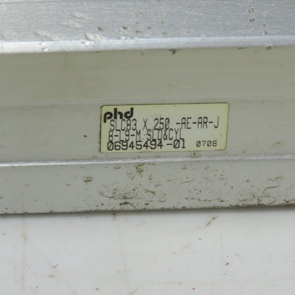 PHD SLC83 X 250-AE-AR-J8-L9-M Guided Pneumatic Cylinder 83mm Bore 250mm Stroke