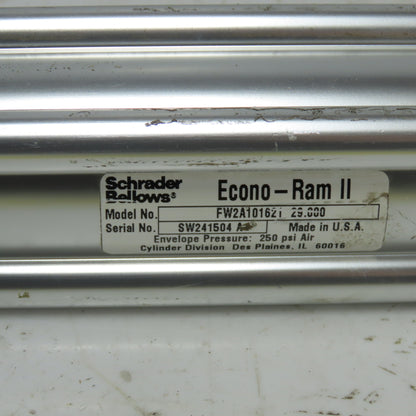 Schrader Bellows FW2A10621 29.000 Double Acting Pneumatic Cylinder 29" Stroke