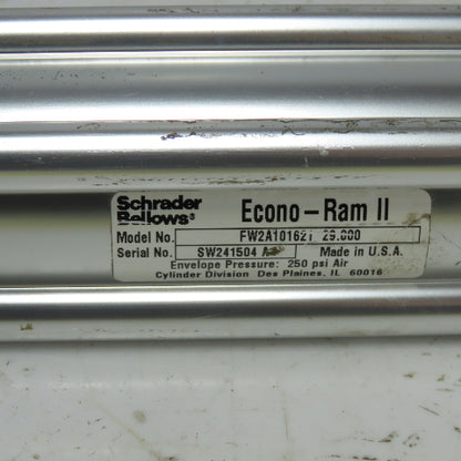 Schrader Bellows FW2A10621 29.000 Double Acting Pneumatic Cylinder 29" Stroke