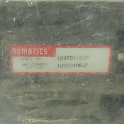 Numatics I24RD115JP Regulator Valve W/ Manifold Rep No. I23RD100JP NEW