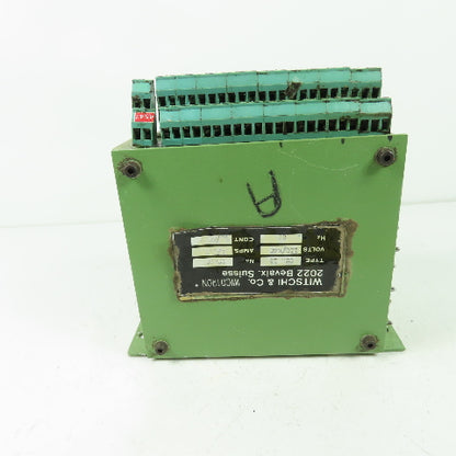 Witschi & Co CCE 13 Wicotron 77095 110/220V 50Hz 1/0.6A 6A/250V Cont.