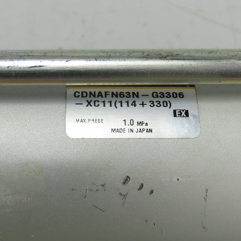 SMC CDNAFN63N-G3306-XC11(114+330) Pneumatic Air Cylinder 62mm Bore 330mm Stroke