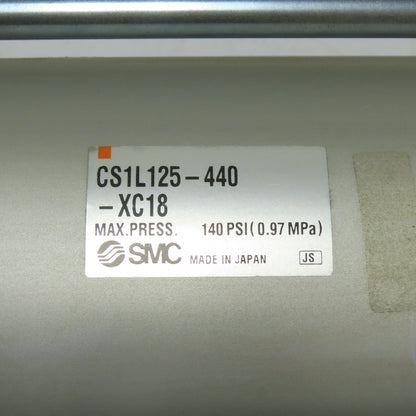 SMC CS1L125-440-XC18 Double Acting Pneumatic Air Cylinder 125mm Bore 440mmStroke