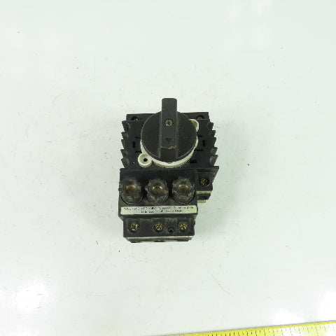 Advance Controls XF30BY Disconnect Switch 600V 3Ph 20HP
