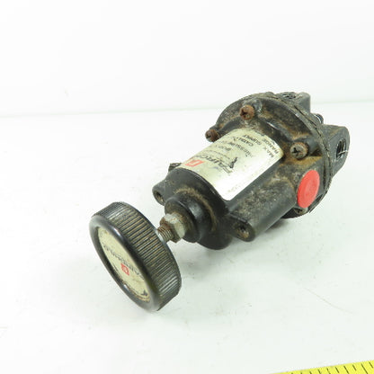 Fairchild 10132 Model 10 Pressure Regulator 500PSI Max .5-30PSI Range